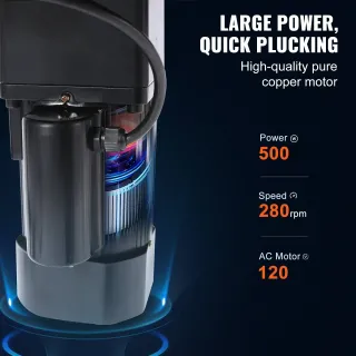 Машина за отстраняване на перушина от птици VEVOR TM50/ 120V/ 550W Машина за отстраняване на перушина от птици VEVOR TM50/ 120V/ 550W