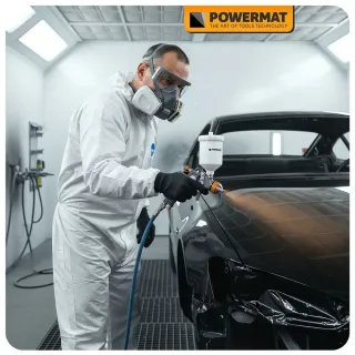 Пневматичен пистолет за боядисване Powermat HVLP PM-PDM-170T/ 3-4bar