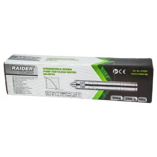Сондажна помпа за вода Raider RD-WP75 + 20 м кабел/ 1200W