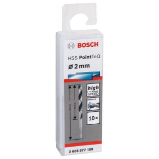 Свредло HSS за метал PoinTec 2.0 mm на Bosch комплект 10 бр. Свредло HSS за метал PoinTec 2.0 mm на Bosch комплект 10 бр.