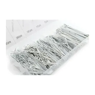 Комплект прави шплентове KraftDele KD10509/ 1000 бр. Комплект прави шплентове KraftDele KD10509/ 1000 бр.