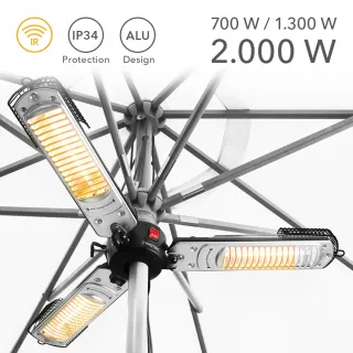 Дизайнерски инфрачервен отоплител TROTEC IR 2005 SC/ 2kW