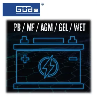 Автоматично зарядно за акумулатори GUDE GAB 12V/6V-1A/ 6/12V