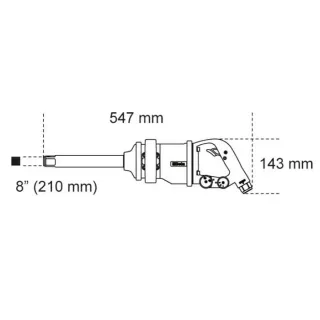 Реверсивен ударен гайковерт на Beta Tools 1930LH