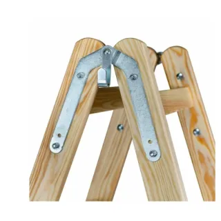 Дървена сгъваема стълба AWTools AW23035/ 2х4 Дървена сгъваема стълба AWTools AW23035/ 2х4