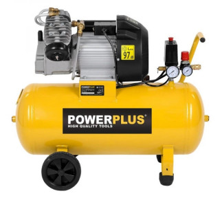 Компресор POWER PLUS POWX1770 / 2.2kW, 50 L, 9 bar