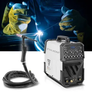 Инверторен комбиниран апарат STAHLWERK AC/DC TIG 200 Pulse ST/ 200A