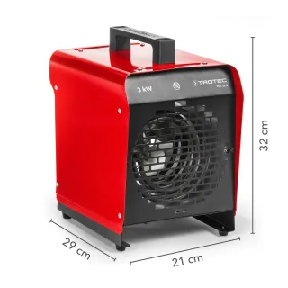 Електрически калорифер TROTEC TDS 19 E/ с термостат/ 230V/ 3kW Електрически калорифер TROTEC TDS 19 E/ с термостат/ 230V/ 3kW