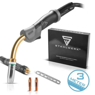 Заваръчна горелка с маркуч STAHLWERK AK25 | MB25/ 3 м