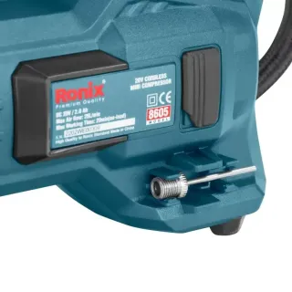Акумулаторен мини компресор Ronix 8605/ 20V/ 2Ah