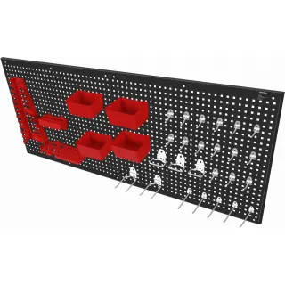 Метален перфориран панел за инструменти KraftDele KD11897/ 112 х 45 см