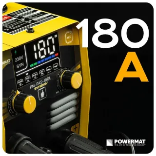 Инверторният заваръчен апарат Powermat PM-PAS-180L/ 180А Инверторният заваръчен апарат Powermat PM-PAS-180L/ 180А