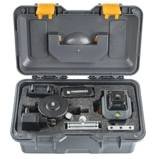 Лазерен нивелир със зелен лъч Powermat PM-PLK-4DM3/ 40 м