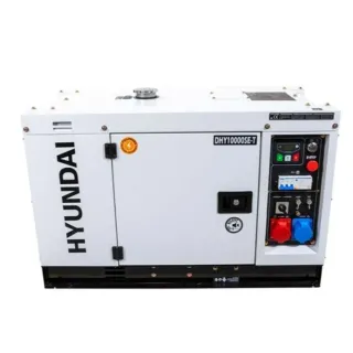 Дизелов генератор Hyundai DHY10000SE-T/ 10,6 kVA/ 7,6 kW/ 400V Дизелов генератор Hyundai DHY10000SE-T/ 10,6 kVA/ 7,6 kW/ 400V