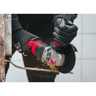 Акумулаторен ъглошлайф с аксесоари RED TECHNIC RTSZK0140/ 21V/ 2х2Ah