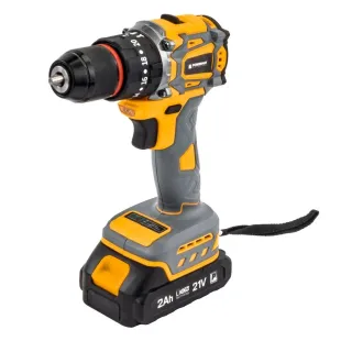 Акумулаторен винтоверт с ударна функция + аксесоари POWERMAT PM-WA-21V-2M/ 21V/ 2x2Ah