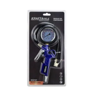 Пистолет за помпане на гуми KraftDele KD2121/ 0-12bar Пистолет за помпане на гуми KraftDele KD2121/ 0-12bar