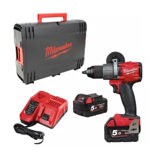 Винтоверт акумулаторен Milwaukee M18 FPD2-502X, 18 V, 2 х 5Ah