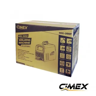 Комбиниран телоподаващ заваръчен апарат CIMEX MIG-200P/ 200A/ LED дисплей