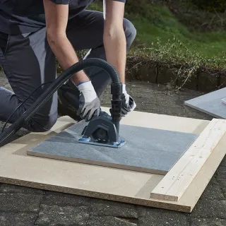 Прахоулавящ предпазител за ъглошлайф Wolfcraft 5017000/ ф 115-125 мм