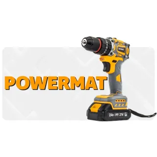 Акумулаторен винтоверт с ударна функция + аксесоари POWERMAT PM-WA-21V-2M/ 21V/ 2x2Ah