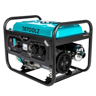 Бензинов генератор Detoolz DZ-C336/ 4.8kW/ 6.5 к.с./ 15 л Бензинов генератор Detoolz DZ-C336/ 4.8kW/ 6.5 к.с./ 15 л