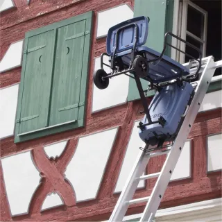 Акумулаторен асансьор за строителни материали GEDA BatteryLadderLift/ 24 V/10 Ah Акумулаторен асансьор за строителни материали GEDA BatteryLadderLift/ 24 V/10 Ah