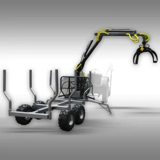 Ремарке за дървен материал Jansen HRW-30, 3000 кг Ремарке за дървен материал Jansen HRW-30, 3000 кг