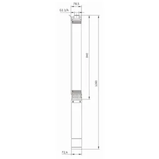 Сондажна потопяема помпа WILO Actun INITIAL 3.02-27/ 750W Сондажна потопяема помпа WILO Actun INITIAL 3.02-27/ 750W