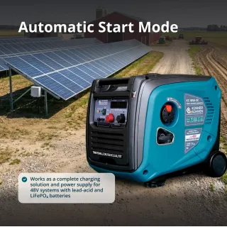 Бензинов генератор KOENNER-SOEHNEN KS 48VS-DC/ 3.3kW/ 50-55V/ 12л