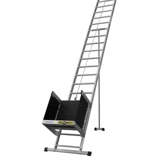 Стълба с подемник DRABEST WT-AL-M-12-BW + WT-WT/ 1050W/ 6.5 м Стълба с подемник DRABEST WT-AL-M-12-BW + WT-WT/ 1050W/ 6.5 м
