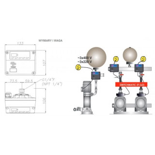 Трифазен електронен пресостат Switchmatic 2T COELBO