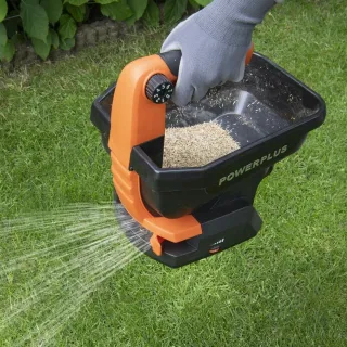 Акумулаторна ръчна сеялка/разпръсквач Power Plus POWDPG8080/ 20V Акумулаторна ръчна сеялка/разпръсквач Power Plus POWDPG8080/ 20V