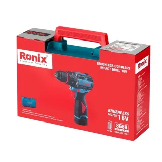 Акумулаторен винтоверт Ronix 8669/ 16V/ 2x2Ah