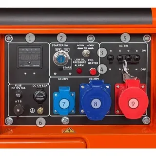 Дизелов генератор звукоизолиран UNICRAFT PG-D 80 TEA-S HC/ AVR/ 7.5kW/ 400V/ 15л Дизелов генератор звукоизолиран UNICRAFT PG-D 80 TEA-S HC/ AVR/ 7.5kW/ 400V/ 15л