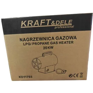 Газов калорифер KraftDele KD11703/ 20 kW/ 320 m³/h