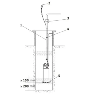Потопяема помпа WILO Extract FIRST 304 EM/A/ 1000W