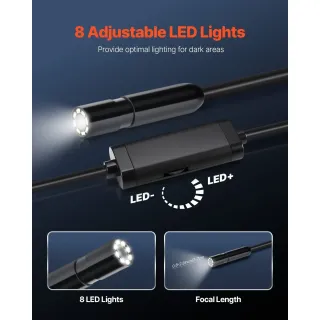 Ендоскопска камера VEVOR SM7/ 15 м