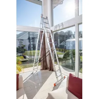 Двураменна алуминиева стълба KRAUSE DUBILO 2x12