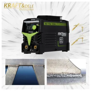 Инверторен заваръчен апарат KraftDele KD1784/ 330A Инверторен заваръчен апарат KraftDele KD1784/ 330A