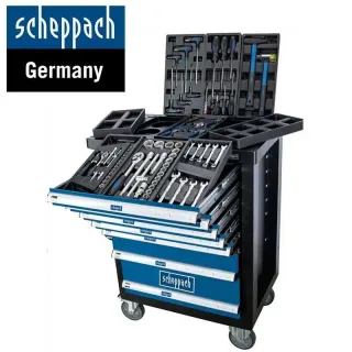 Сервизна количка с инструменти Scheppach TW1100, 70 части