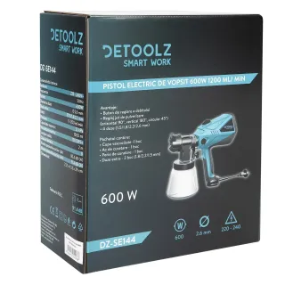Електрически пистолет за боядисване Detoolz DZ-SE144/ 600W