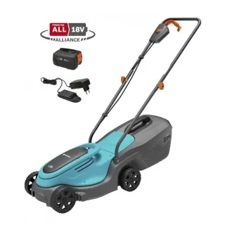 Акумулаторна косачка GARDENA PowerMax 30/18V P4A SET/ 18V/ 4Ah