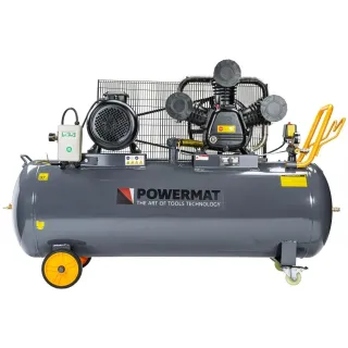 Маслен трифазен компресор Powermat PM-KO-300T-400V/ 7.5 kW/ 300 л