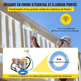 Безвъздушна машина за боядисване VEVOR 450/ 1800W Безвъздушна машина за боядисване VEVOR 450/ 1800W