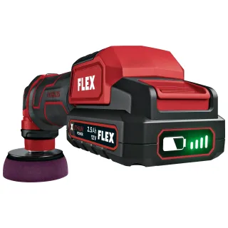 Акумулаторна полирмашина FLEX PXE 80 12-EC/2.5 SET/ 12V/ 2x2.5Ah