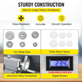 Струг за метал VEVOR JSMNCC220X600/ 750W Струг за метал VEVOR JSMNCC220X600/ 750W