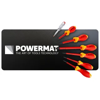 Комплект изолирани отвертки и фазомер Powermat PM-ZW-7ZI/ 7 бр. Комплект изолирани отвертки и фазомер Powermat PM-ZW-7ZI/ 7 бр.