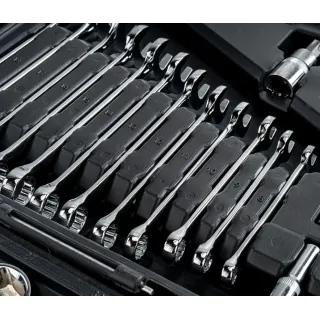 Комплект тресчотки, вложки (гедоре) POWERMAT PM-ZKNB-216SU-PRO/ 216 части 1/2