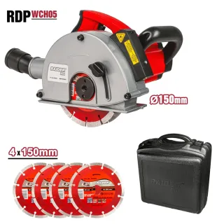 Фреза за канали Raider RDP-WCH05/ 1.7 kW + 4 диска и куфар